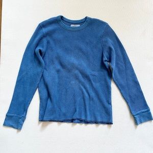 Imogene + Willie blue waffle thermal men’s M